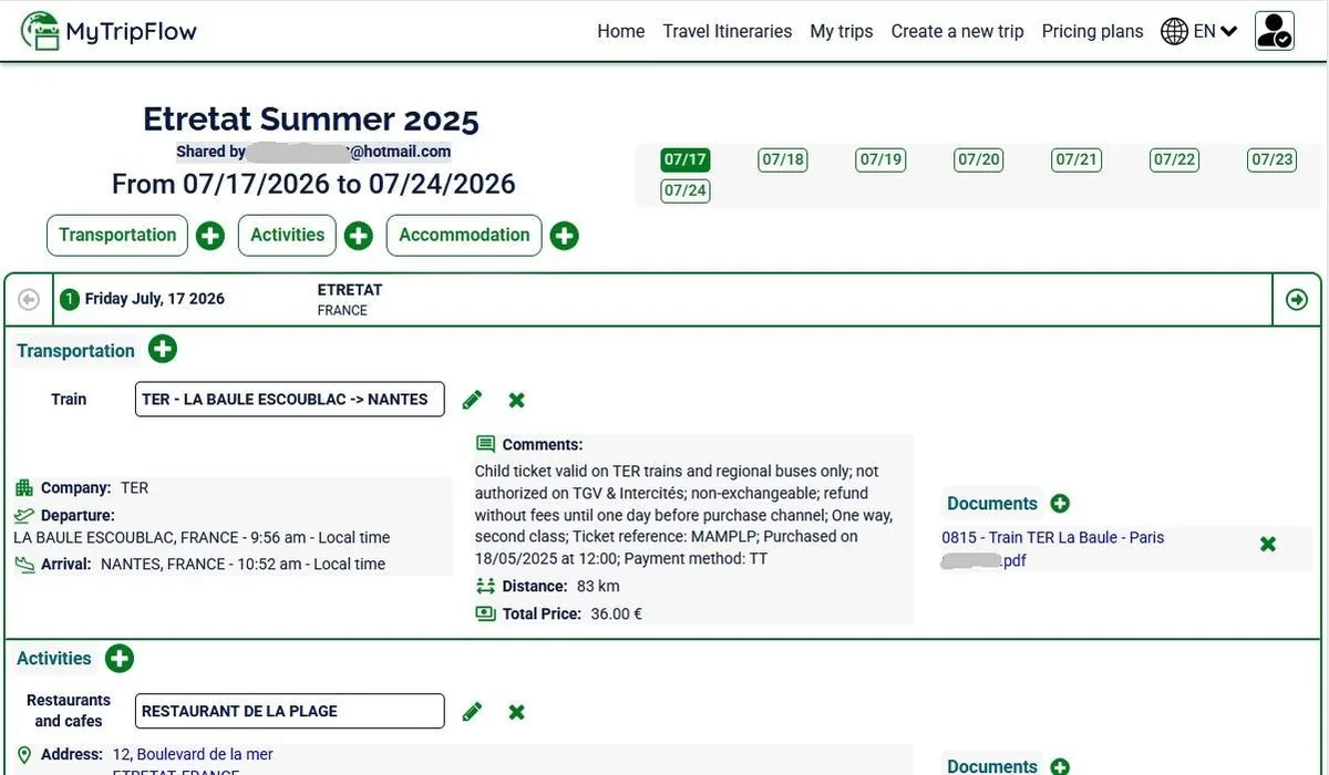 MytripFlow - Travel shared