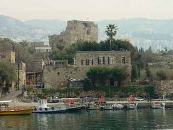 The marina of Byblos (Jbeil) is a picturesque harbor lined with fishing boats and yachts, set below the historic old town. It offers a peaceful setting where the Mediterranean Sea meets one of the world’s oldest continuously inhabited cities.
