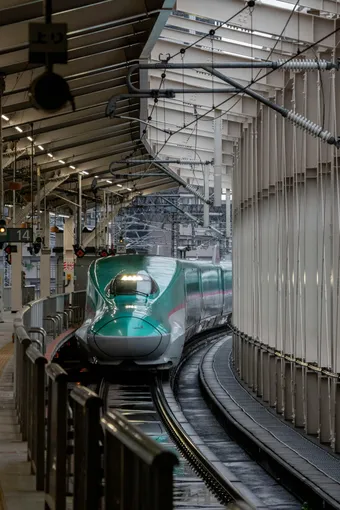 The shinkansen is a high-speed train known for its speed, punctuality, and comfort. It makes traveling across Japan easy, reliable, and stress-free.