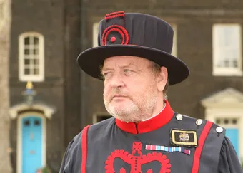 Beefeaters, the ceremonial guards of the Tower of London, are easily recognized by their richly decorated historical uniforms. They embody centuries of tradition and continue to watch over this iconic landmark filled with history.