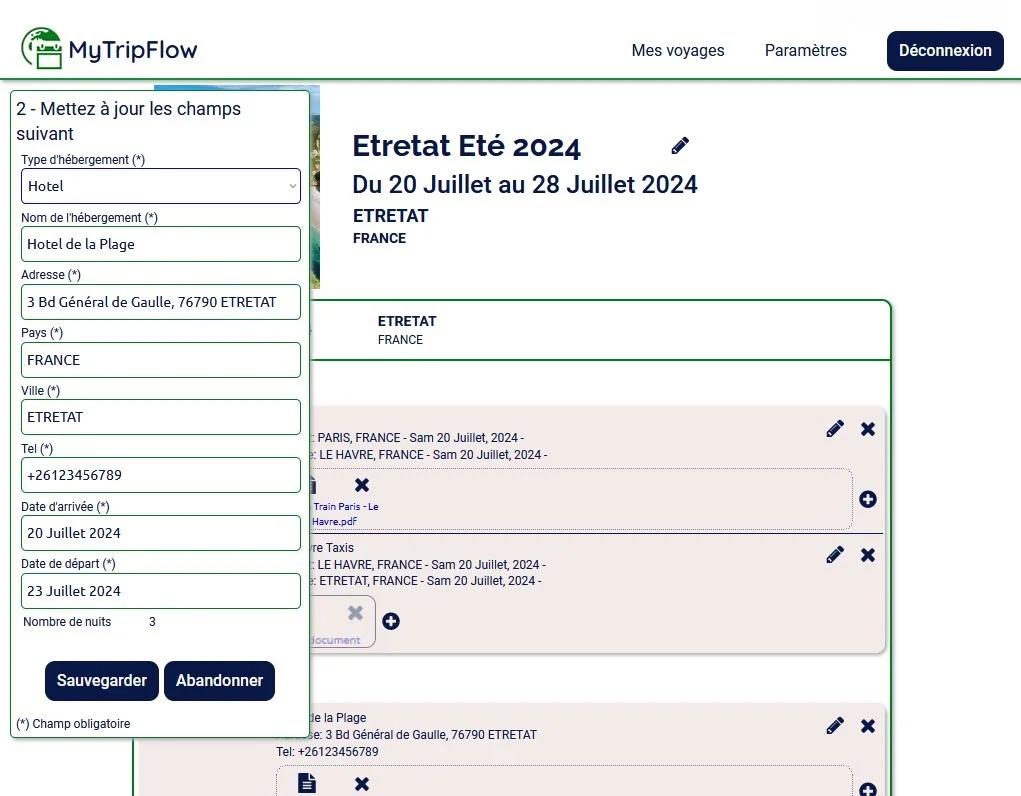 Easy modification of extracted information